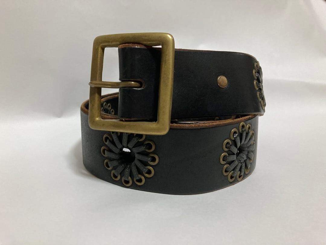 値下げ【レア】HTC レザーベルト 34 スタッズ