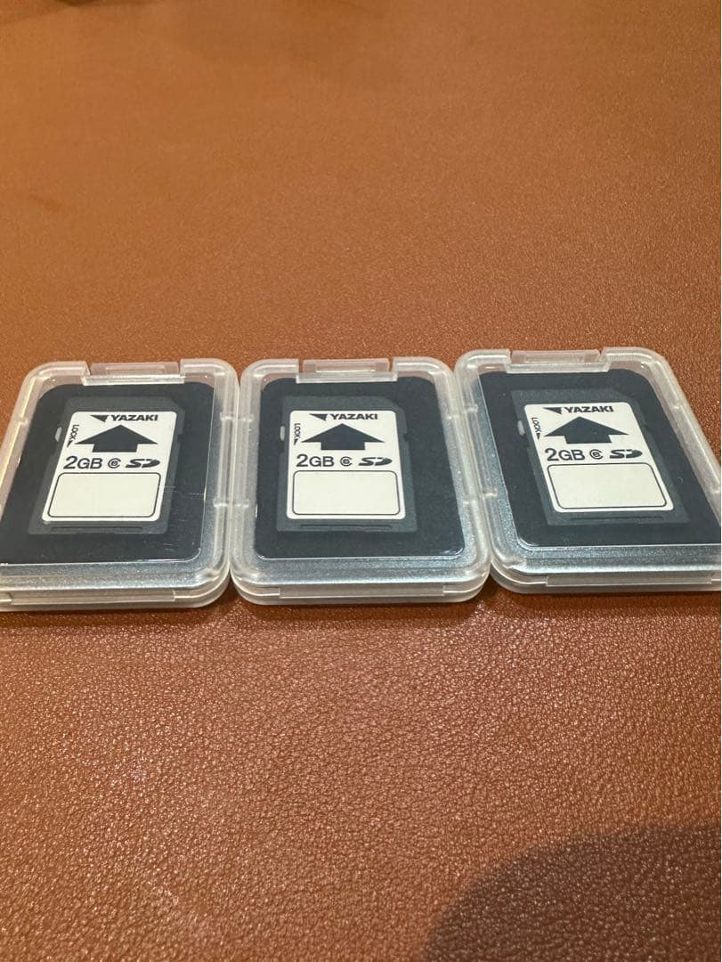 矢崎YAZAKI純正品 ドライブレコーダー用SDカード 2GB 3枚セット