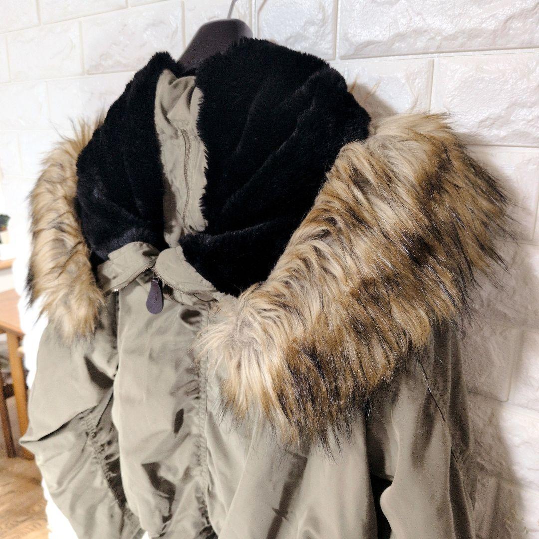 【人気モデル‼️】マウジー MOUSSY N-2B ミリタリージャケット カーキ