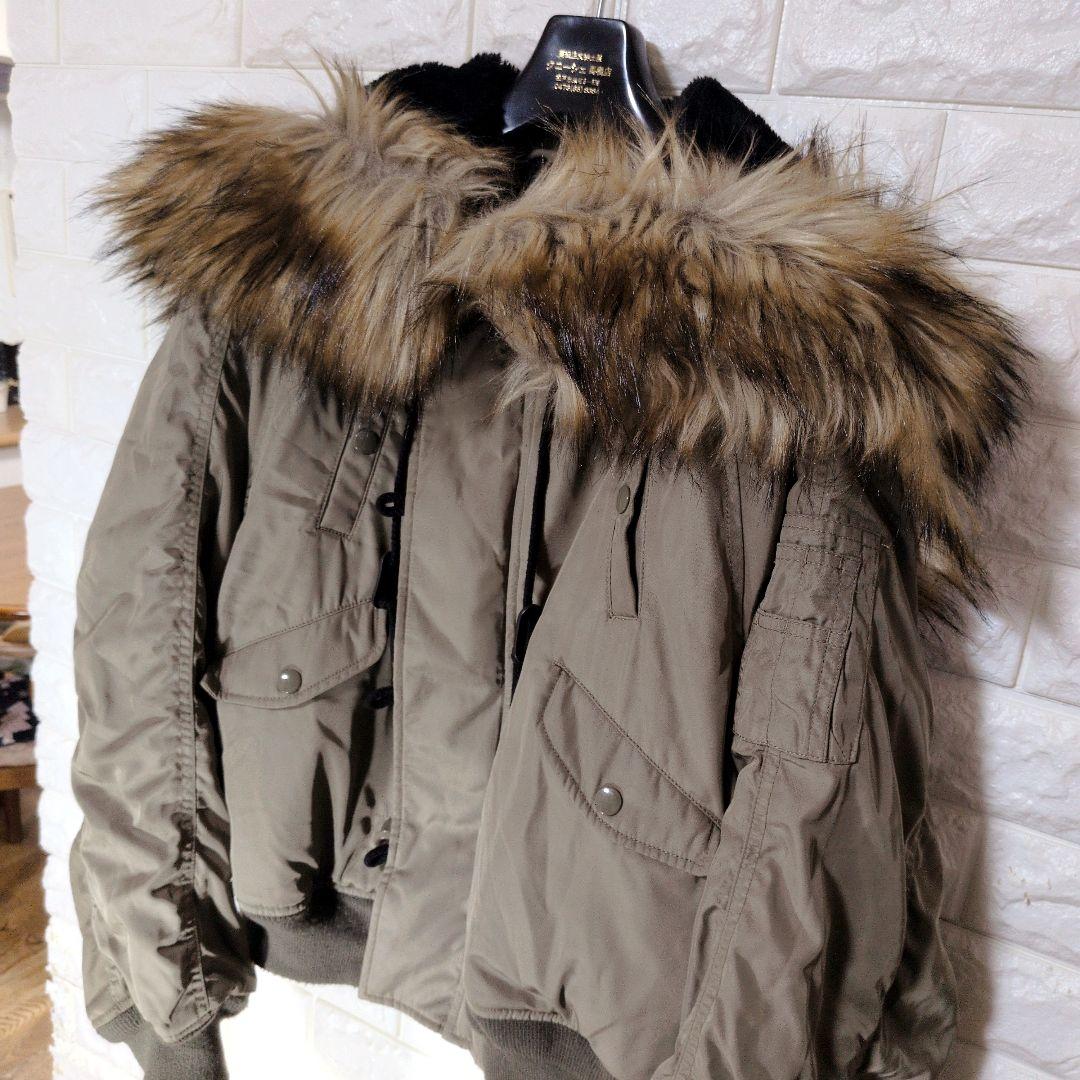 【人気モデル‼️】マウジー MOUSSY N-2B ミリタリージャケット カーキ