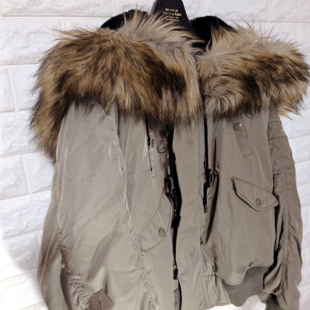 【人気モデル‼️】マウジー MOUSSY N-2B ミリタリージャケット カーキ