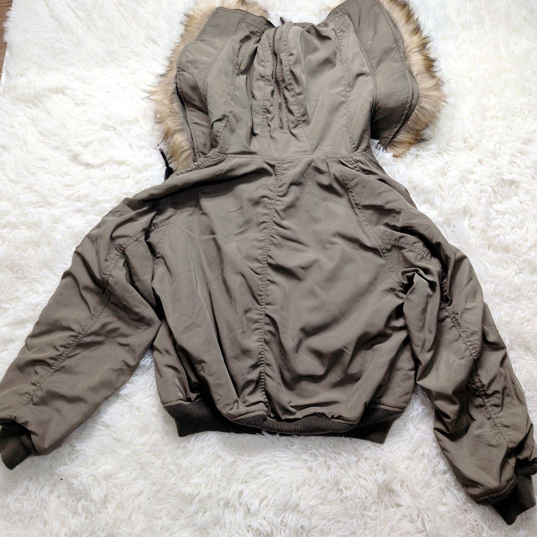 【人気モデル‼️】マウジー MOUSSY N-2B ミリタリージャケット カーキ