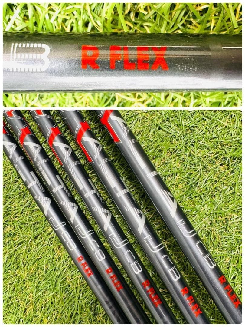 【良品】初心者推奨 ピン G410 黒ドット メンズアイアンセット 5本 R