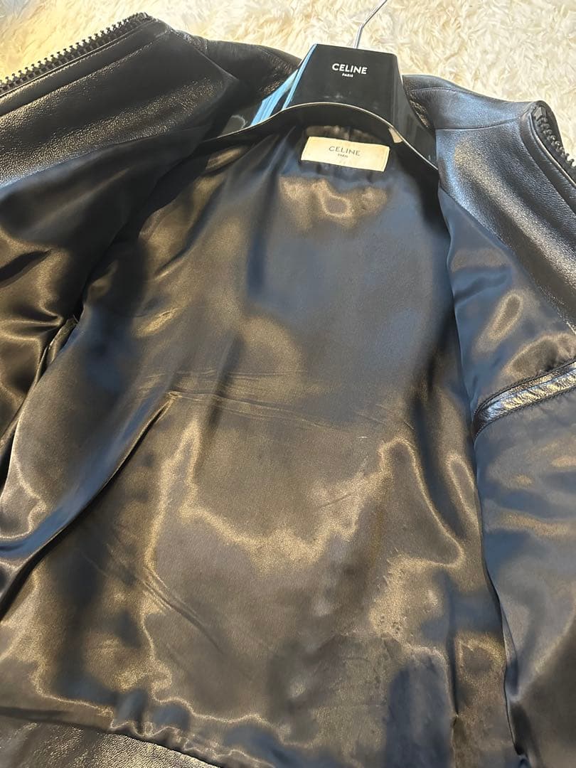 【LIFE】セリーヌ レザージャケット エディスリマン着 20ss