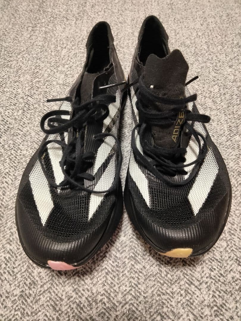 ADIZERO アバンチ　 スパイクシューズ ブラック/ホワイト 26.0cm