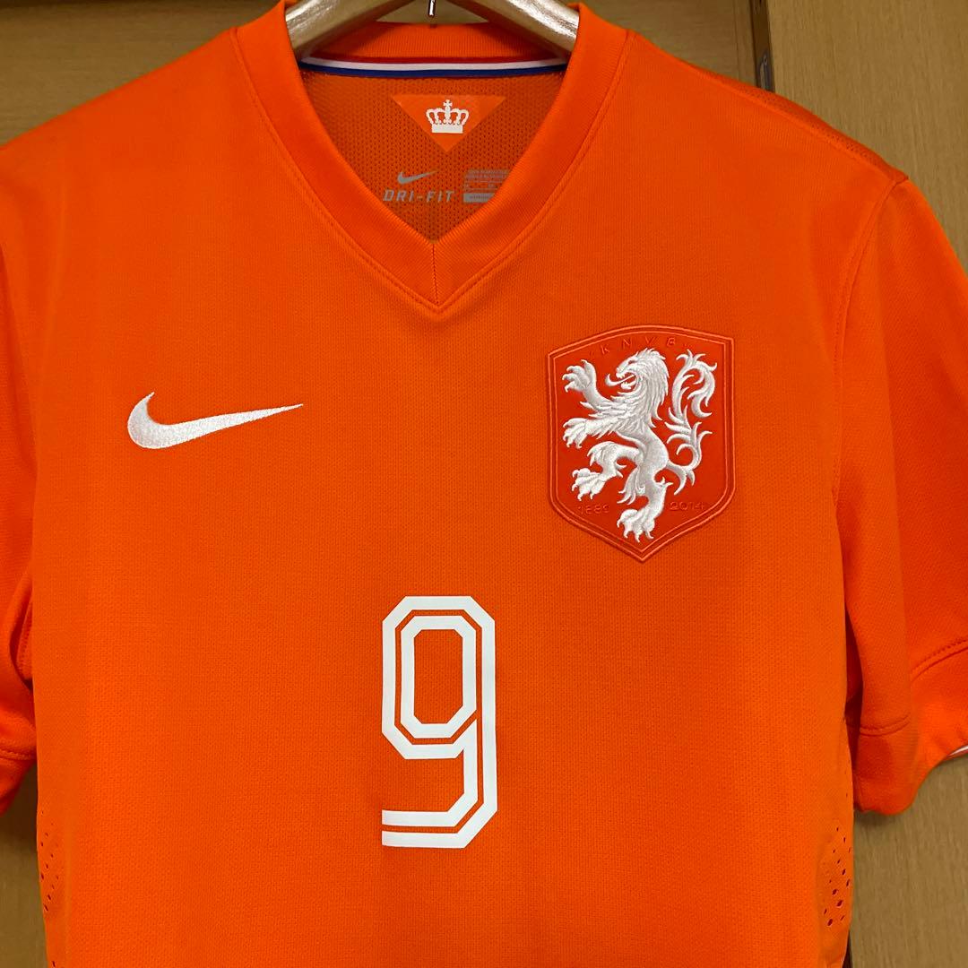 M nike ファン・ペルシー オランダ 代表 2014 選手仕様 ユニフォーム