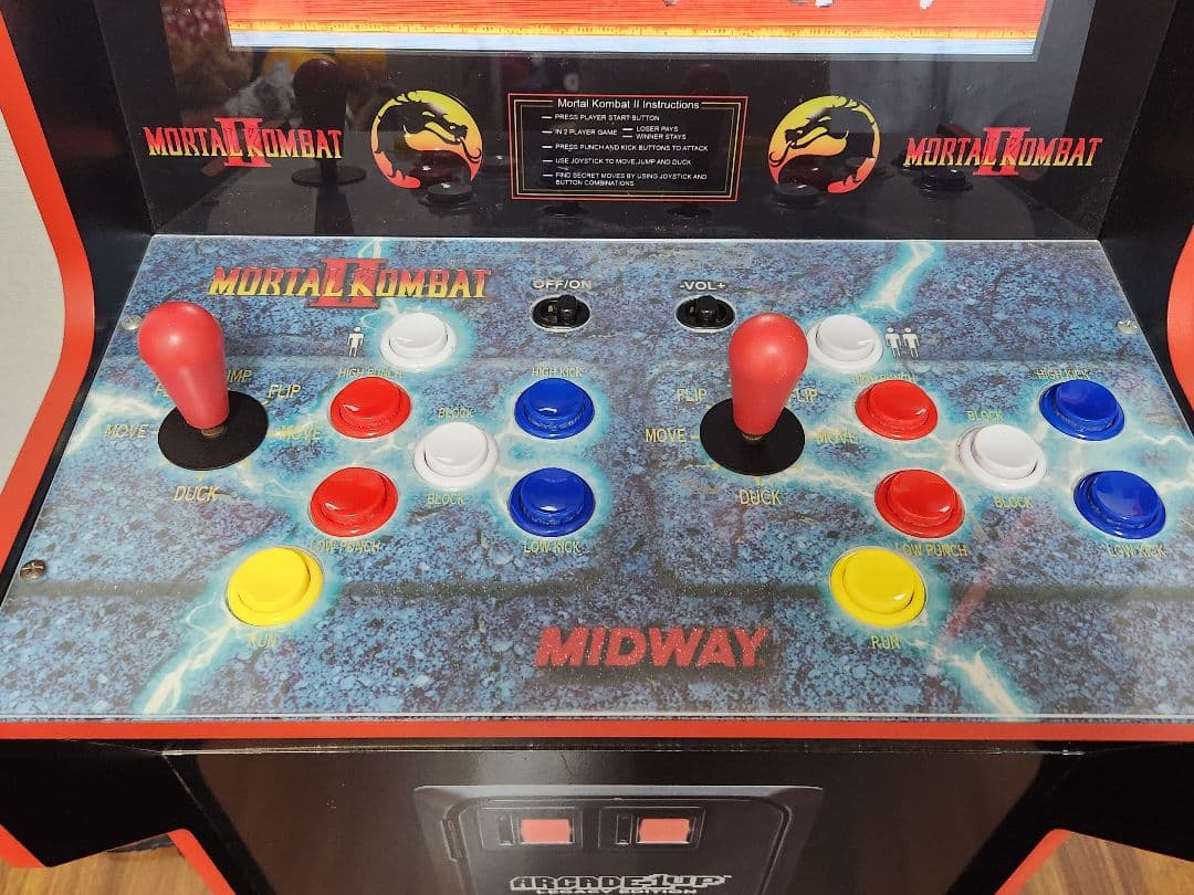 マ*リ様 アーケード1UP モータルコンバット2　本格大型ゲーム機　ゲーセン