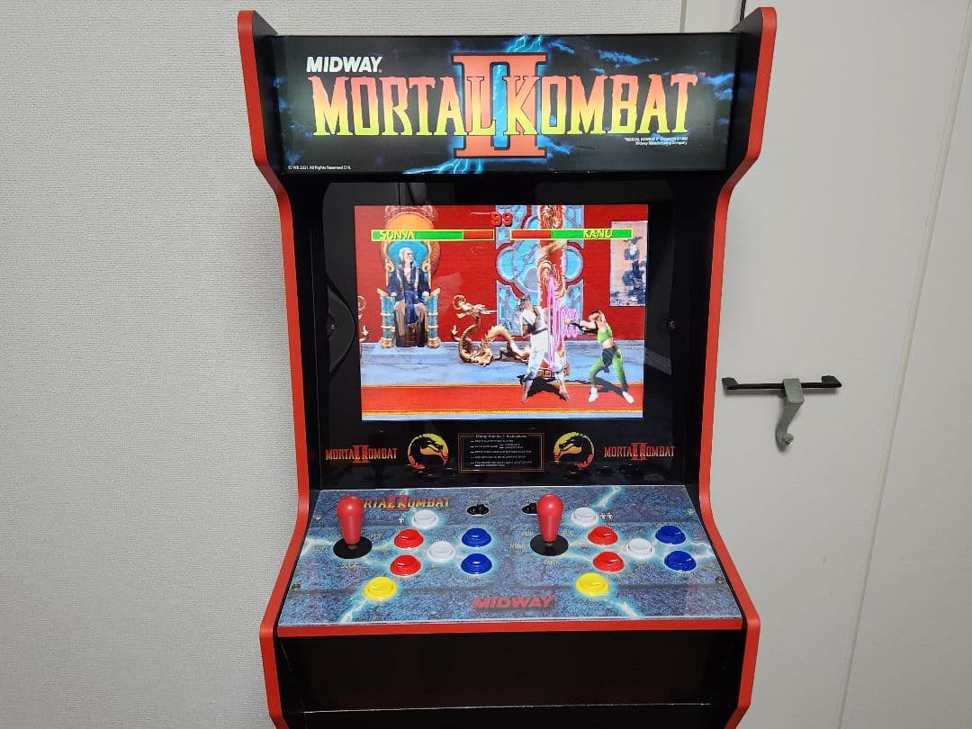 マ*リ様 アーケード1UP モータルコンバット2　本格大型ゲーム機　ゲーセン