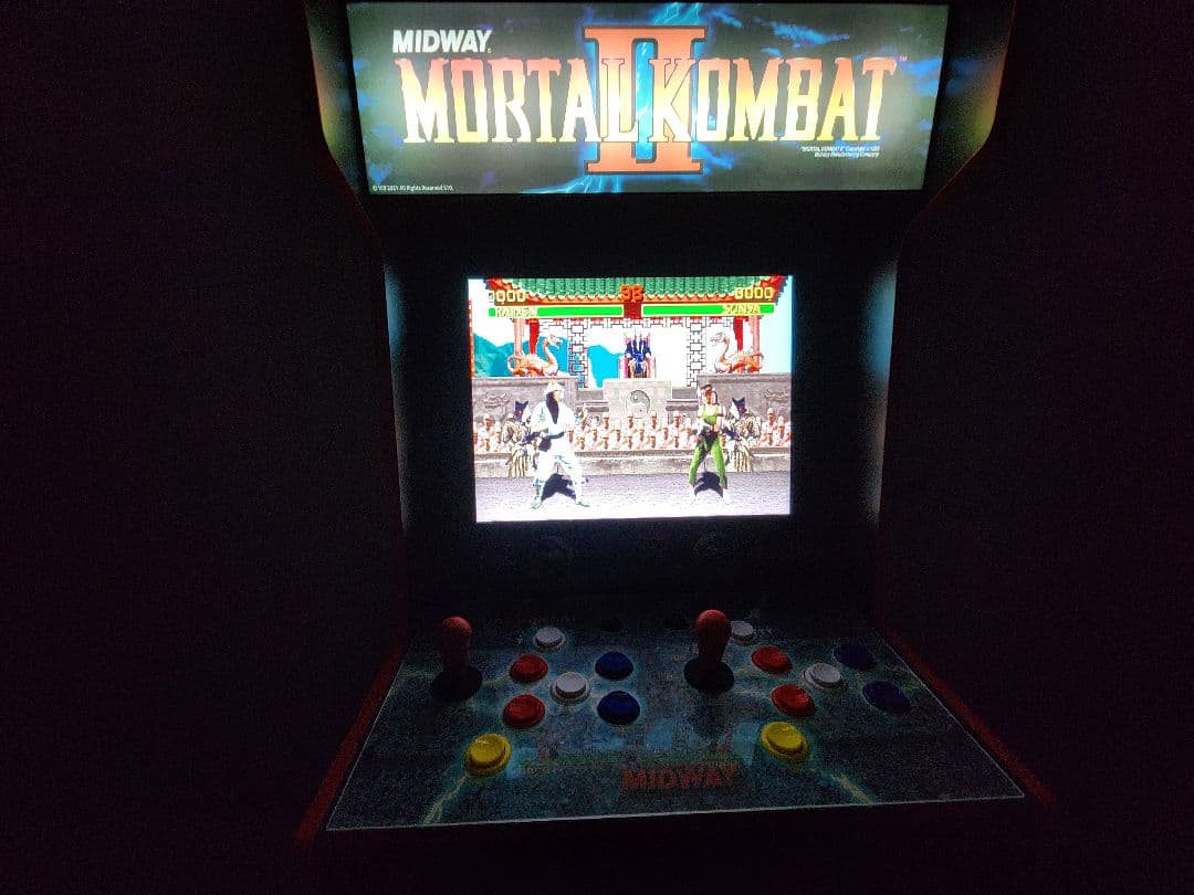 マ*リ様 アーケード1UP モータルコンバット2　本格大型ゲーム機　ゲーセン