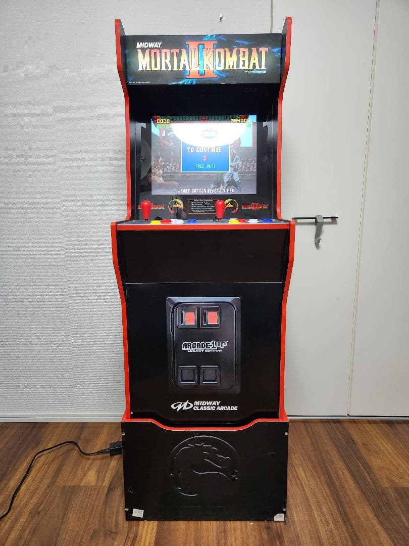 マ*リ様 アーケード1UP モータルコンバット2　本格大型ゲーム機　ゲーセン