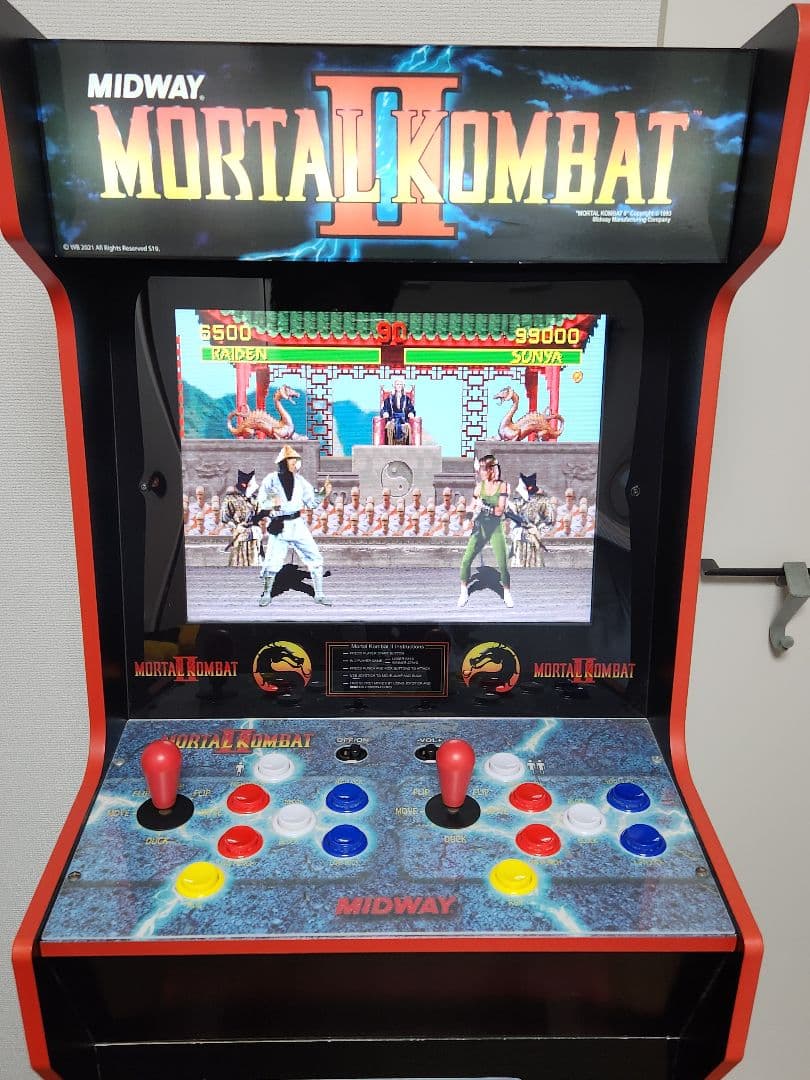 マ*リ様 アーケード1UP モータルコンバット2　本格大型ゲーム機　ゲーセン