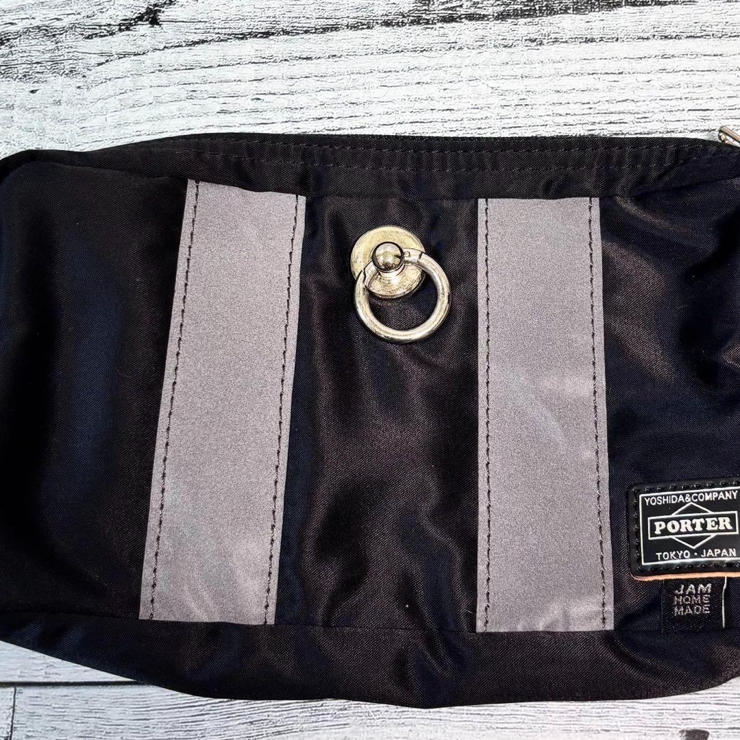 美品　PORTER × JAM  MADE コラボ ポーチ ブラック