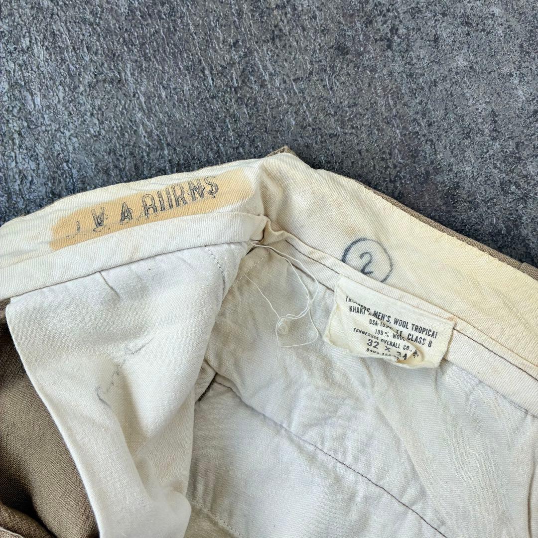 60s US army トラウザーズ チノパン size32 1968年会計