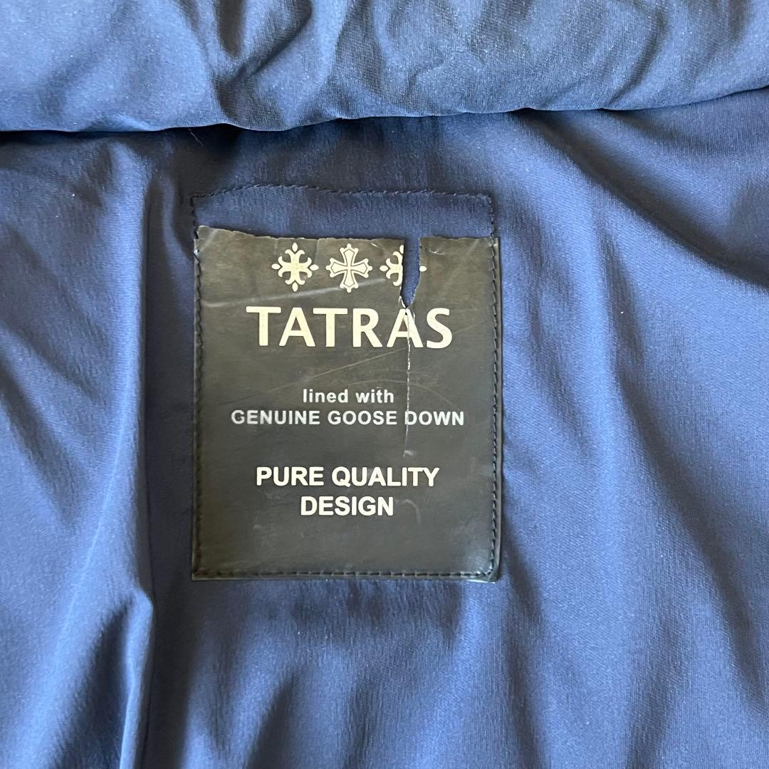 4970【訳アリ】タトラス　ダウンジャケット ボルボレ　S ネイビー 人気モデル