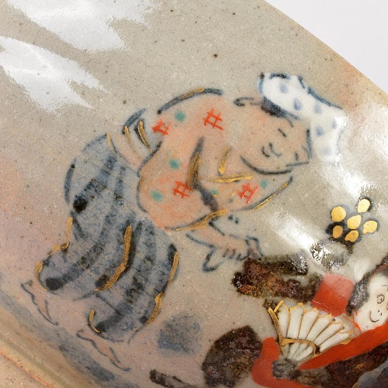 茶道具 京焼 寺尾陶象作 乾山猿回 茶碗 共箱 V 6529 - メルカリ