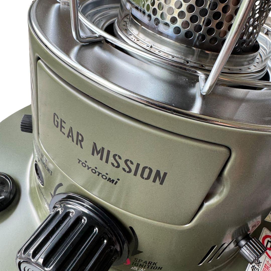 美品 トヨトミ GEAR MISSION RR-GER25 オリーブ 専用バッグ