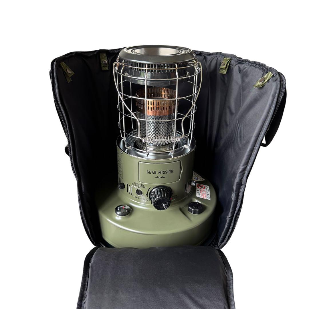 美品 トヨトミ GEAR MISSION RR-GER25 オリーブ 専用バッグ