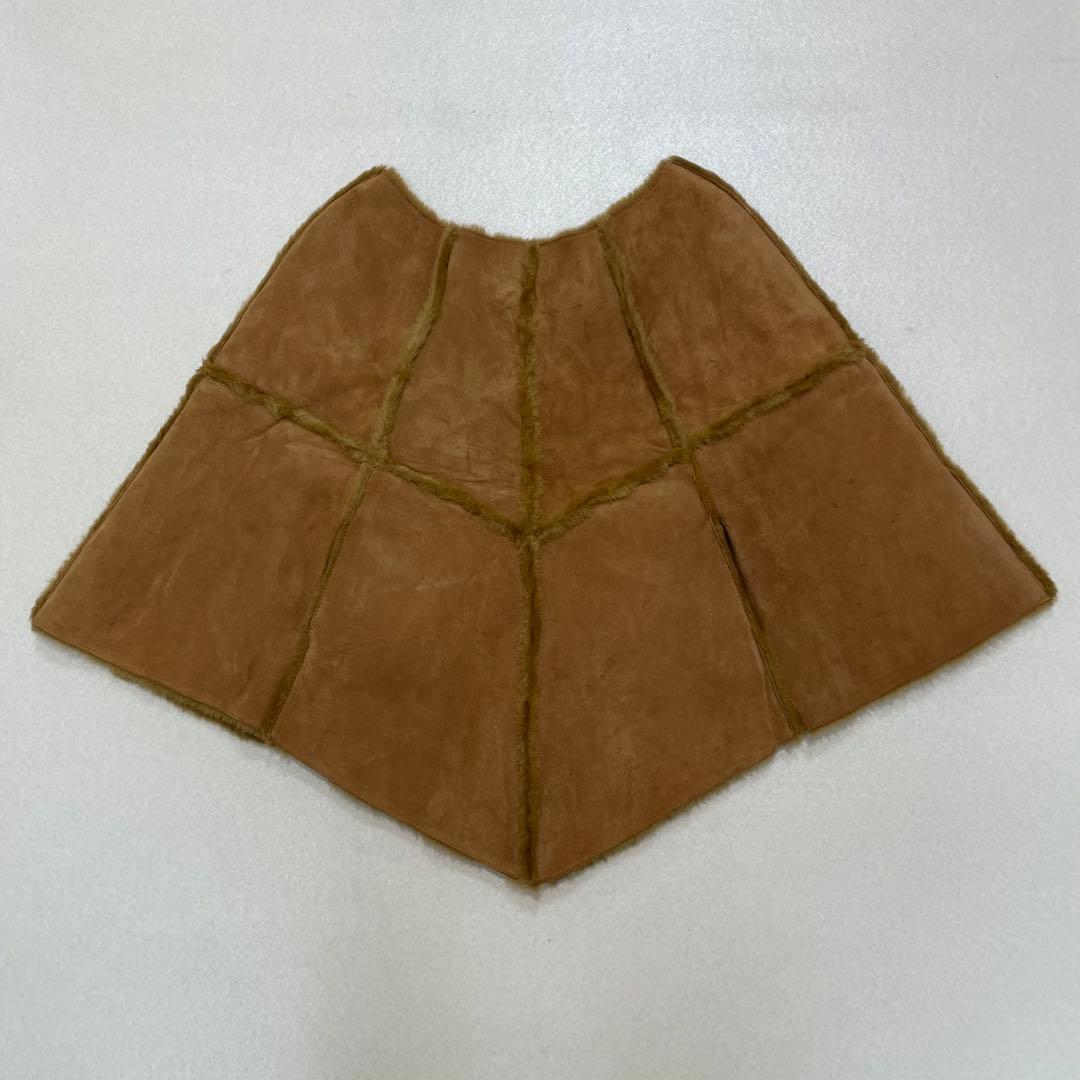 UGG ムートンレザーポンチョ