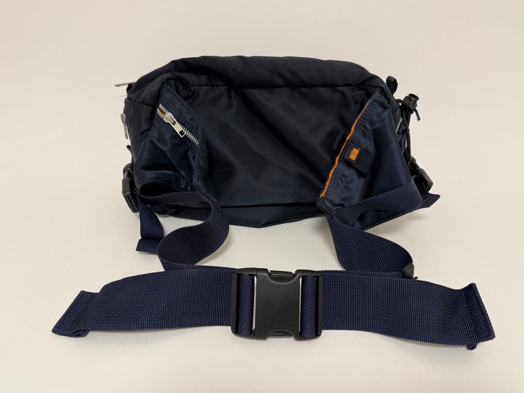 HEAD PORTER ボディバッグ ウエストバッグ ネイビー - メルカリ