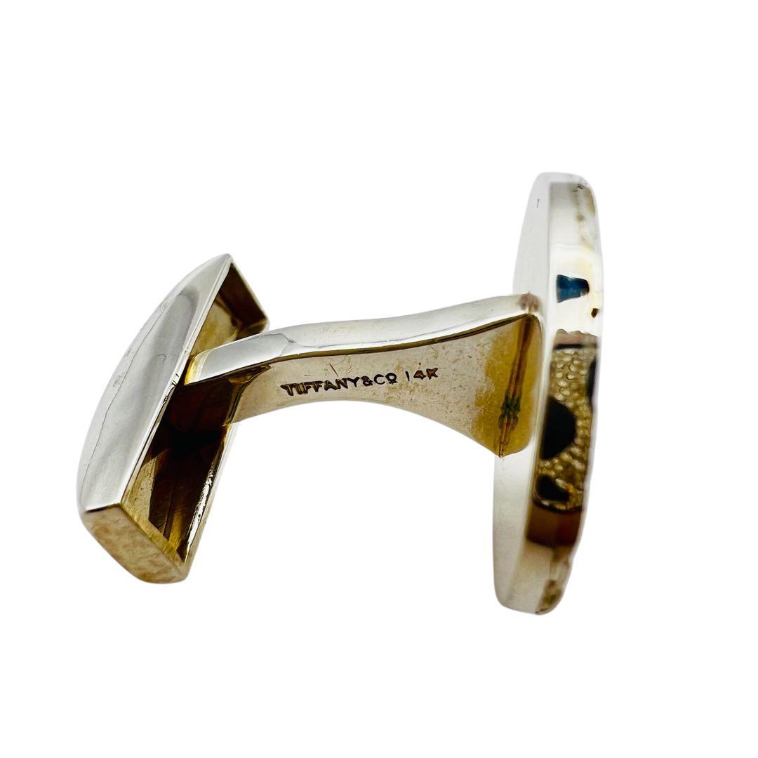 美品ティファニータイピン＆カフスシルバー18K 14K