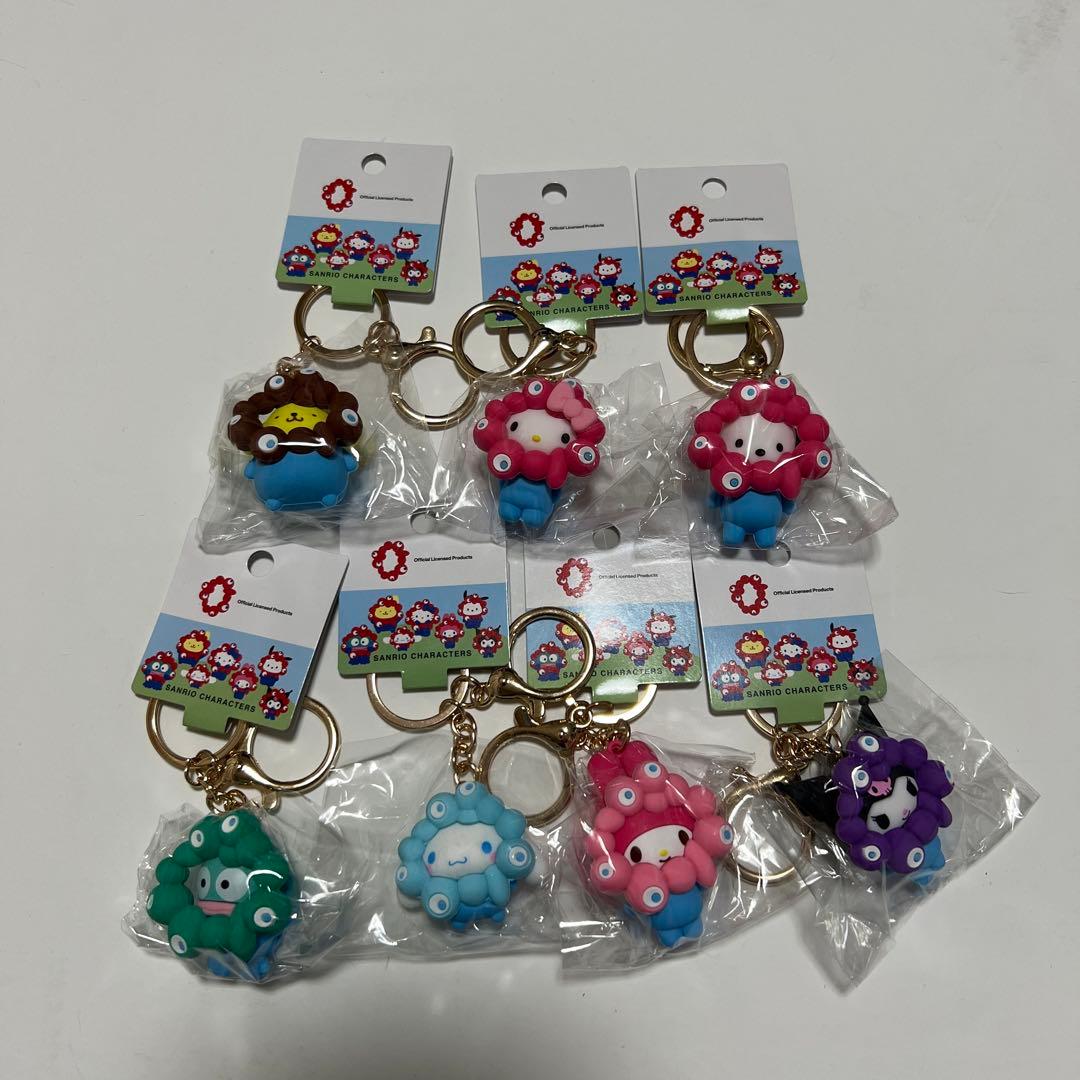 サンリオ ミャクミャク パステルカラーキーホルダー コンプリート 7点