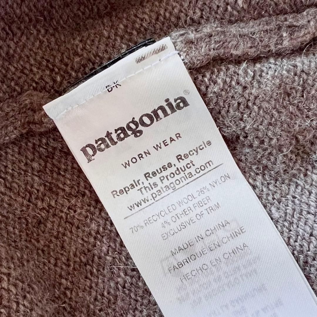 【美品】Patagoniaパタゴニア/ウール クルーネックニット/XL