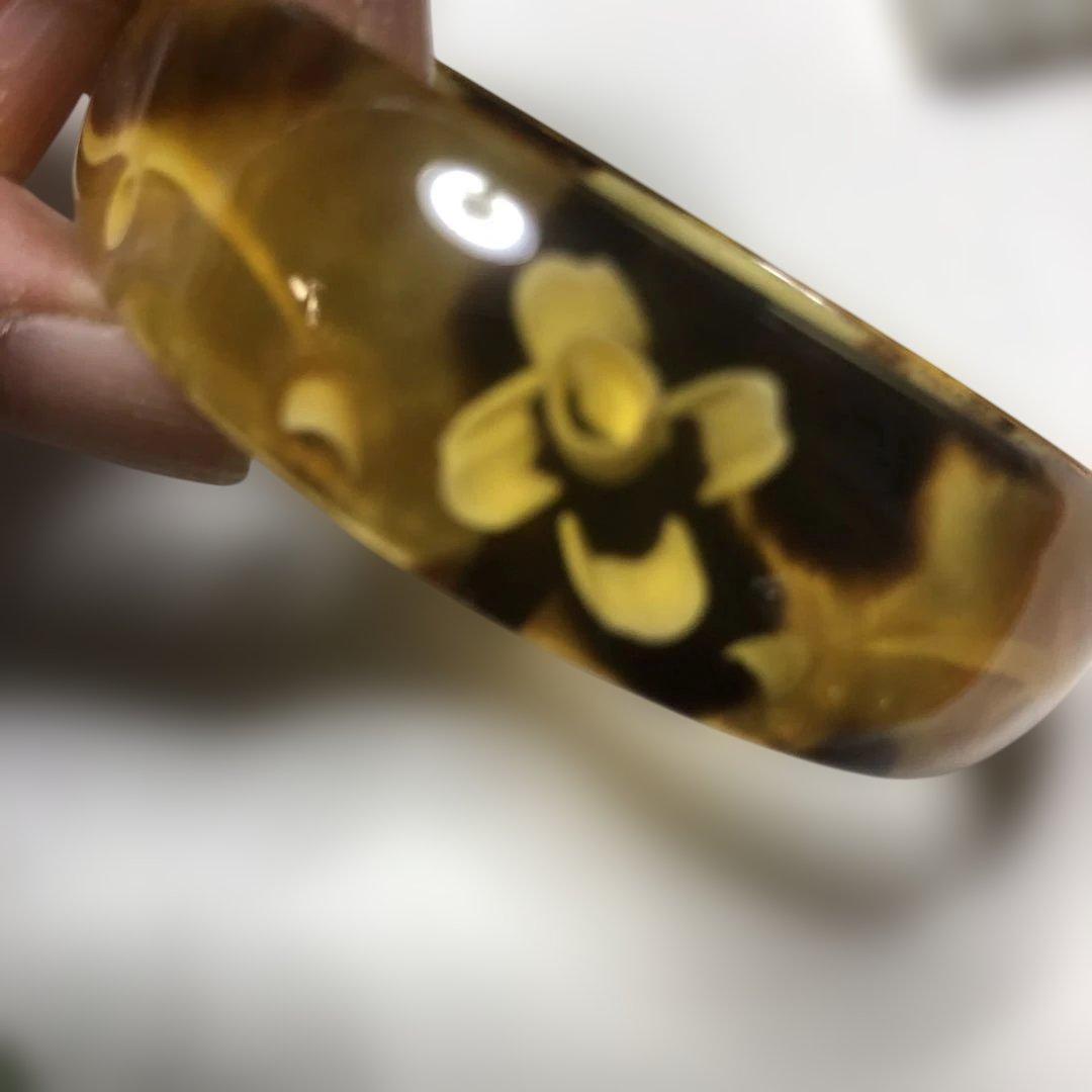 ￼鼈甲 バングル アンティーク ブレスレット べっこう