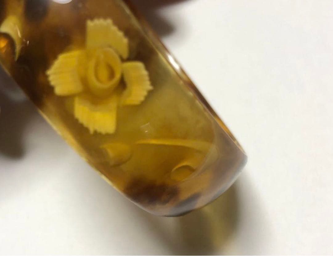 ￼鼈甲 バングル アンティーク ブレスレット べっこう