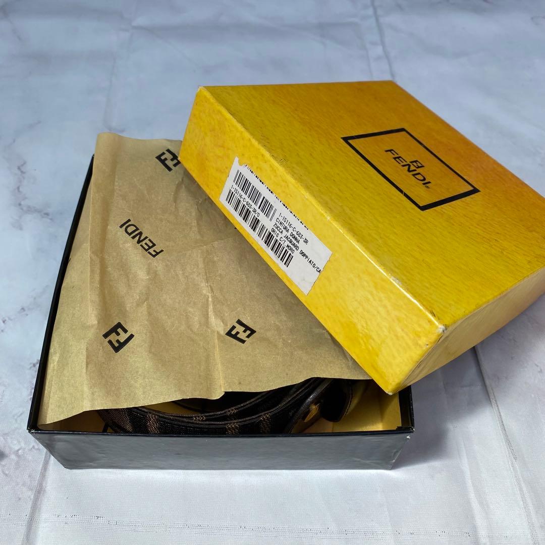 ◇FENDI フェンディ ベルト ズッカ柄 ヴィンテージ FF金具 - メルカリ