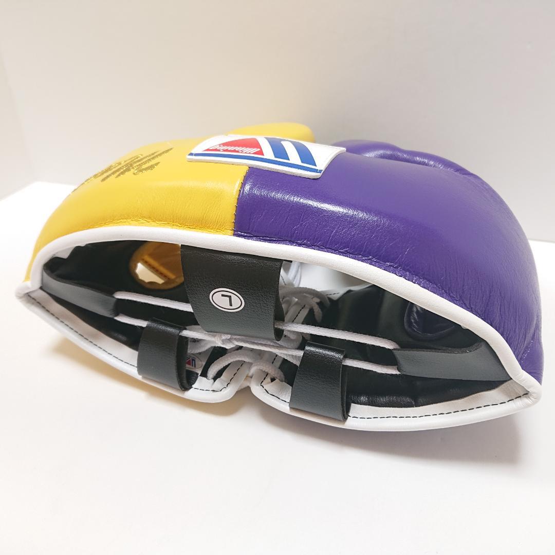 winning ウイニング ボクシング ヘッドギア L 紫黄 FG-2900 - メルカリ