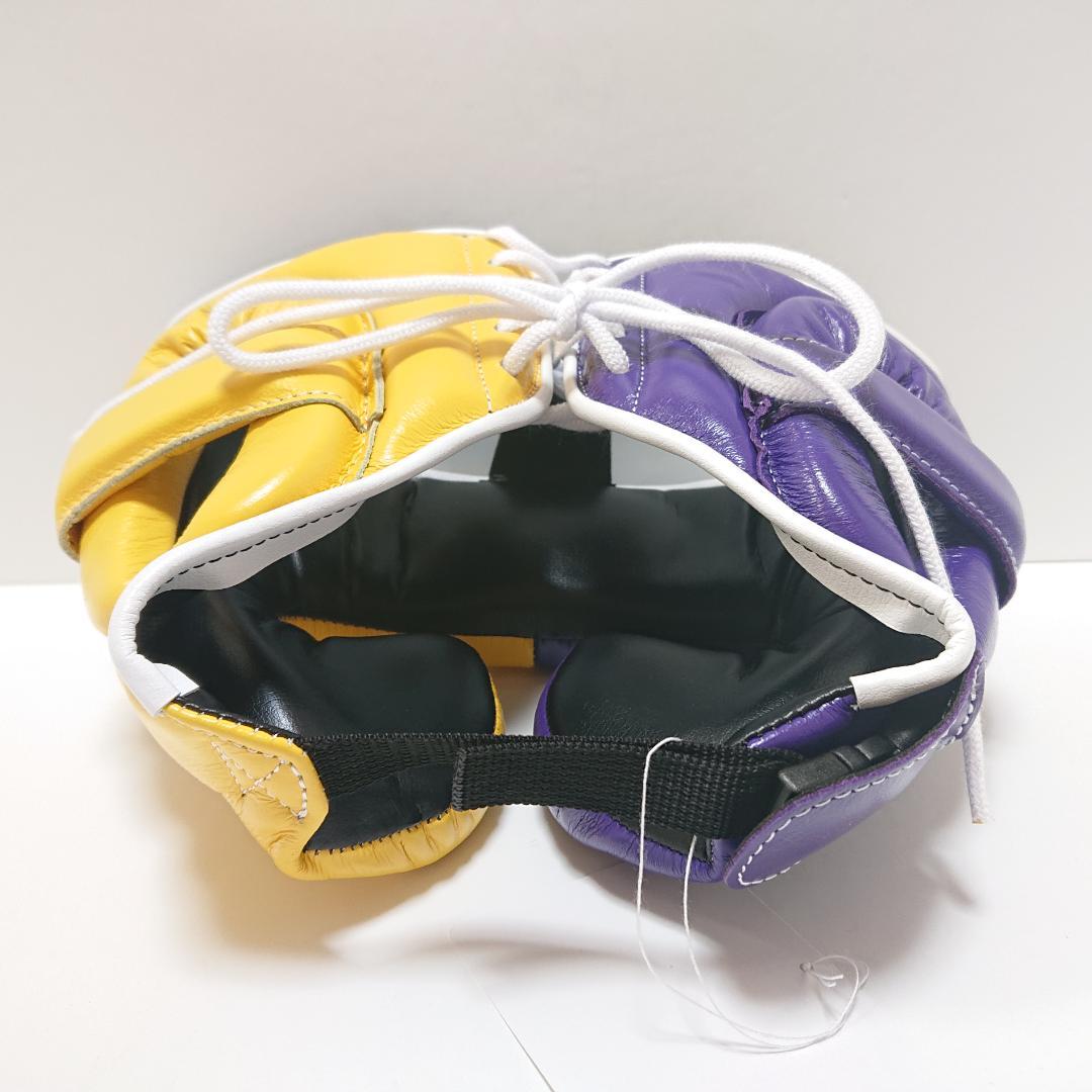 winning ウイニング ボクシング ヘッドギア L 紫黄 FG-2900 - メルカリ
