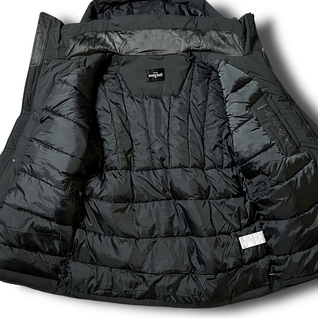 定4.5万 新品 XL モンベル フルジップ 2wayフードエコダウンジャケット