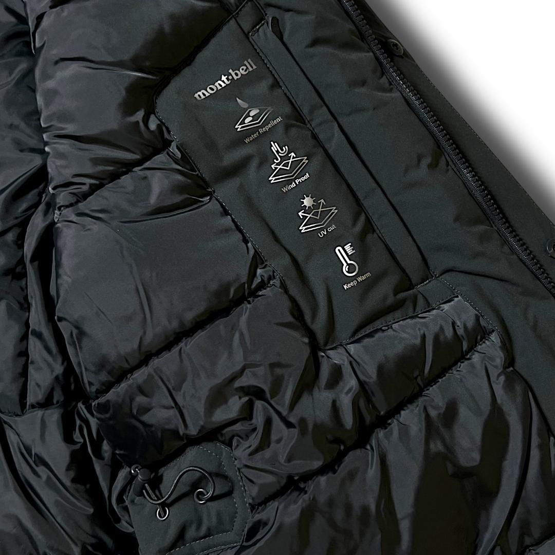 定4.5万 新品 XL モンベル フルジップ 2wayフードエコダウンジャケット