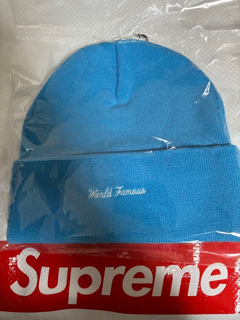 25AW Supreme New Era Box Logo Beanie ブルー