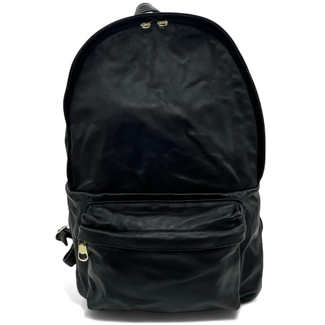 ✨極美品✨ ツモリチサト キャリー リュック オールレザー ブラック ゴールド