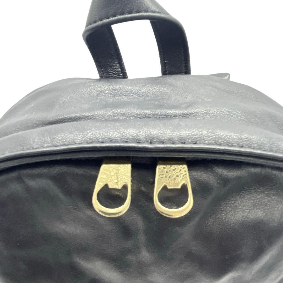 ✨極美品✨ ツモリチサト キャリー リュック オールレザー ブラック ゴールド