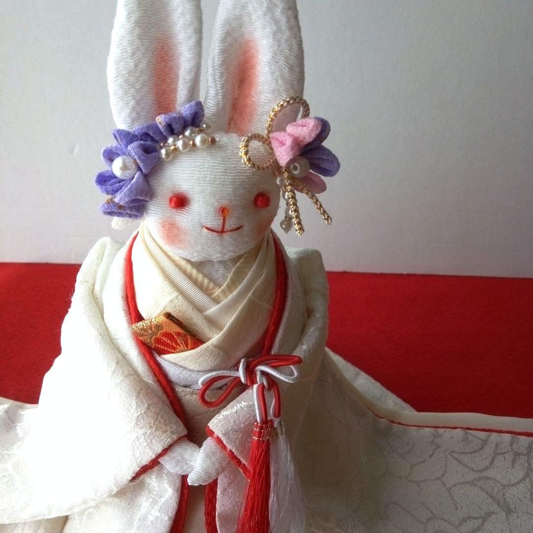 ちりめん細工人形　　６月の花嫁さん　ぱんぱん
