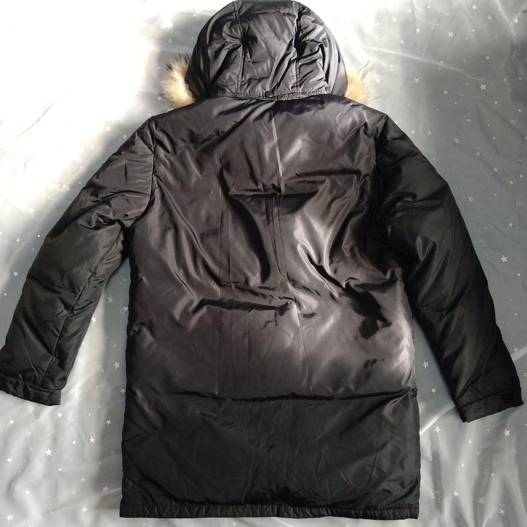 バーバリーブラックレーベル ダウンジャケット 裏地ノバチェック 黒 M