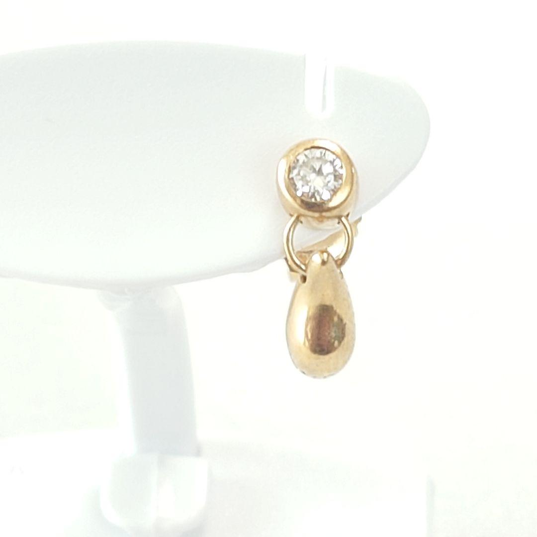 ティファニー K18YG ティアドロップ ピアス 片方のみ キャッチなし