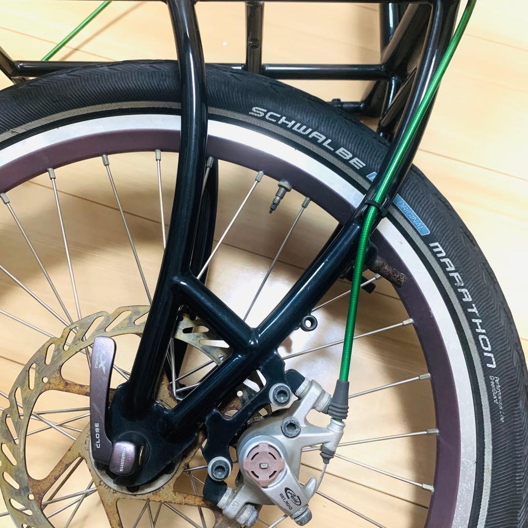 crust bikeフロントフォーク&vero sity20インチホイール