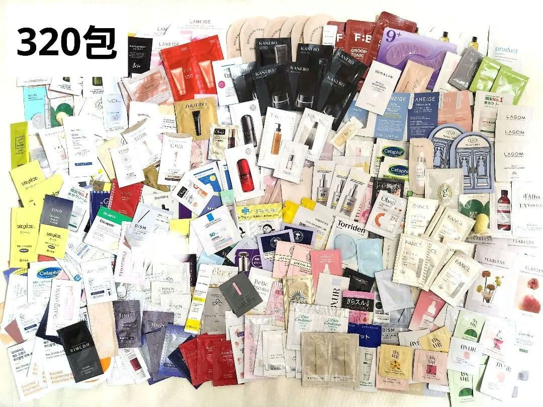 320包 サンプルセット まとめ売り デパコス 韓国コスメ - メルカリ