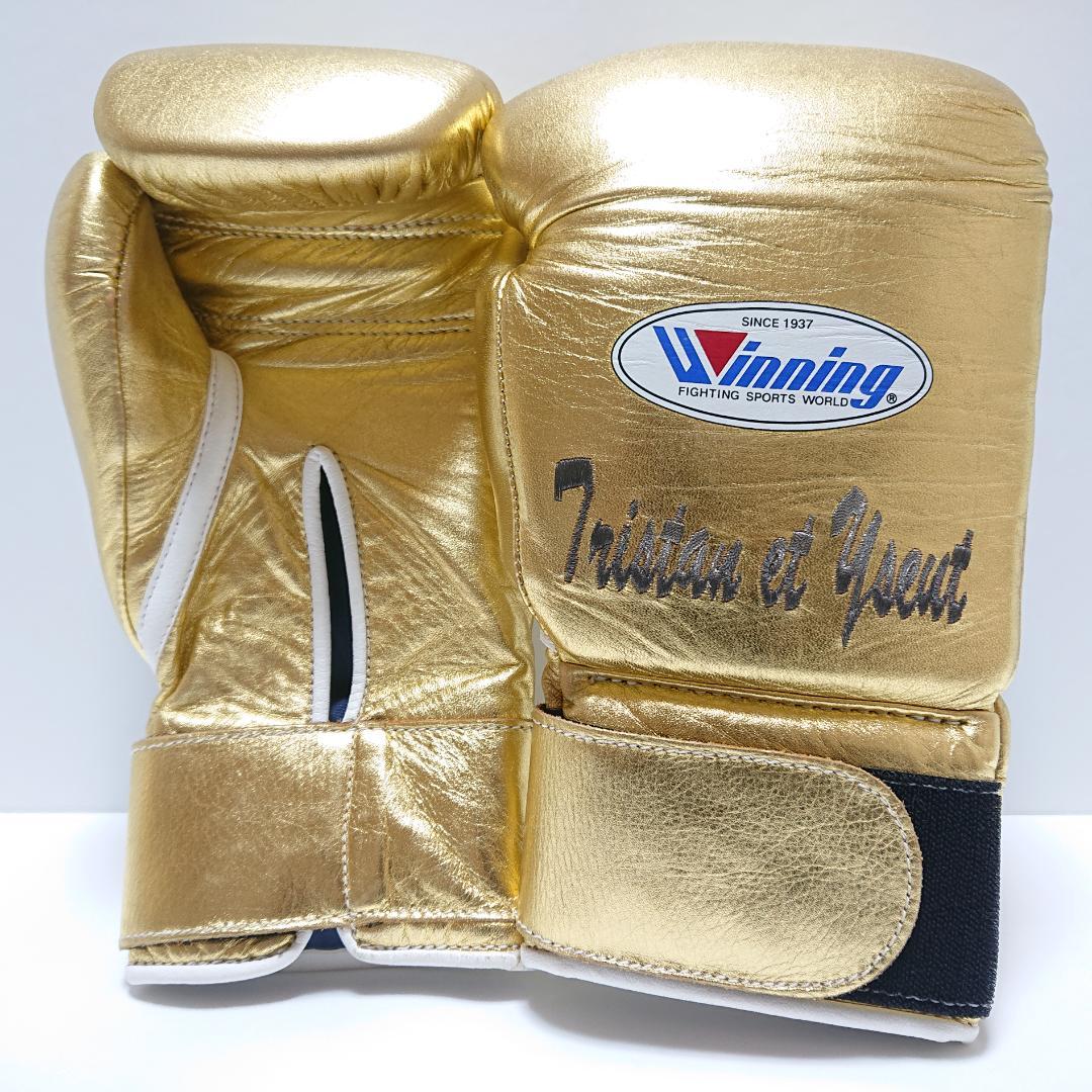 レア！！井上尚弥、武尊使用のゴールドwinning 8オンスゴールデングローブ