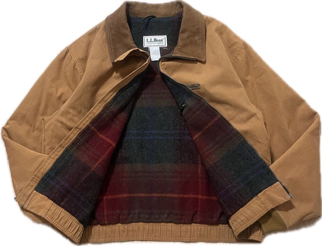 80s〜 L.L.Bean ブラウン デトロイトジャケット　ダックジャケット