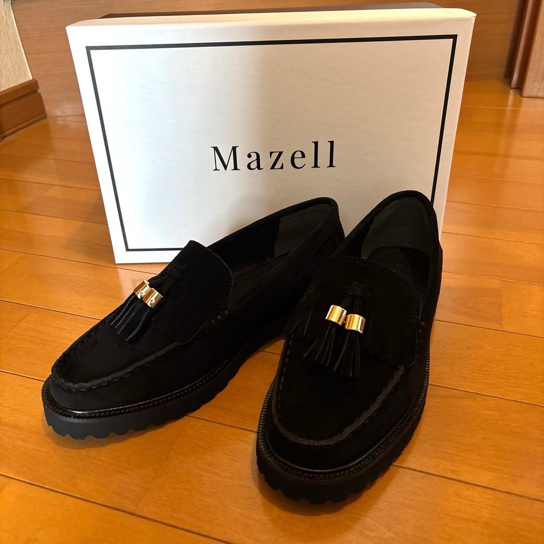 Mazell スウェードタッセルローファー 37