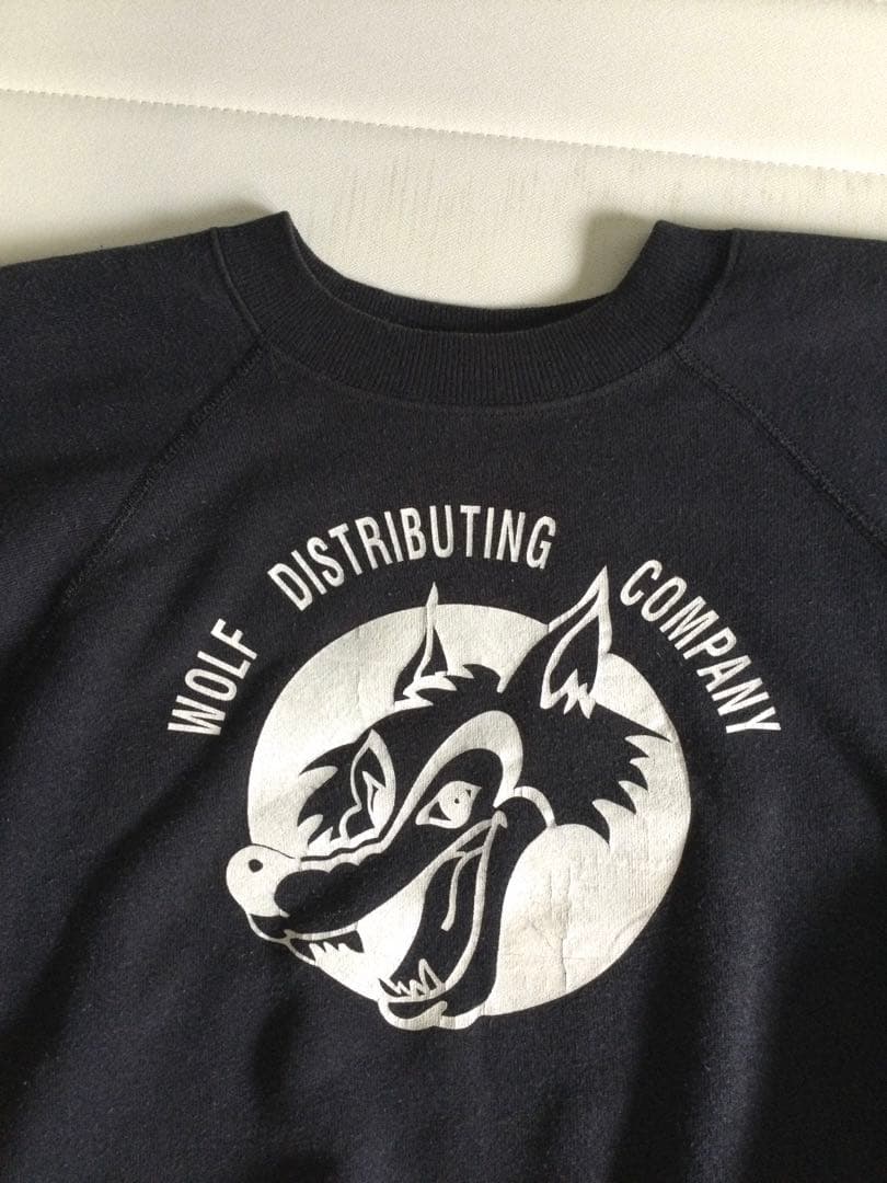 70‘s Wolf distributing company スウェットLサイズ