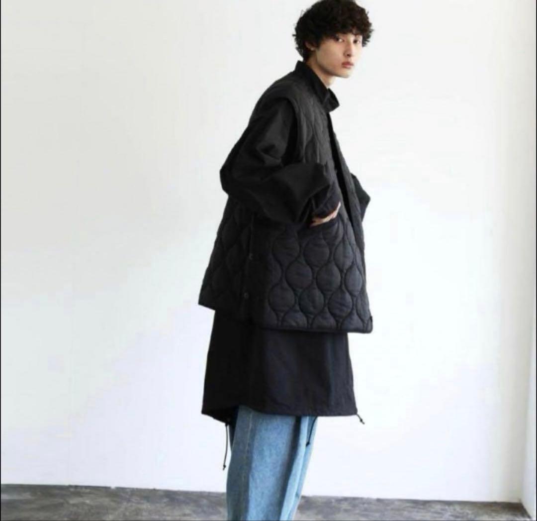 VICTIM M65 BIG COAT＆ QUILTED BIG VEST