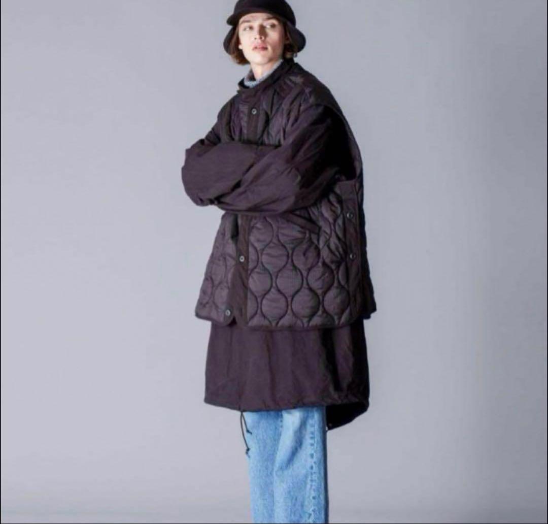 VICTIM M65 BIG COAT＆ QUILTED BIG VEST