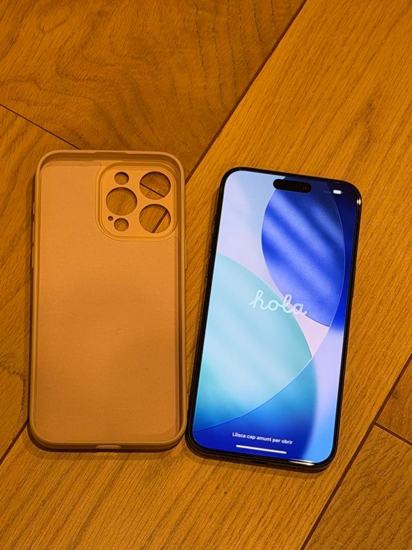 Apple iPhone 15 ProMAX チタニウムブルー本体 1TB 無音