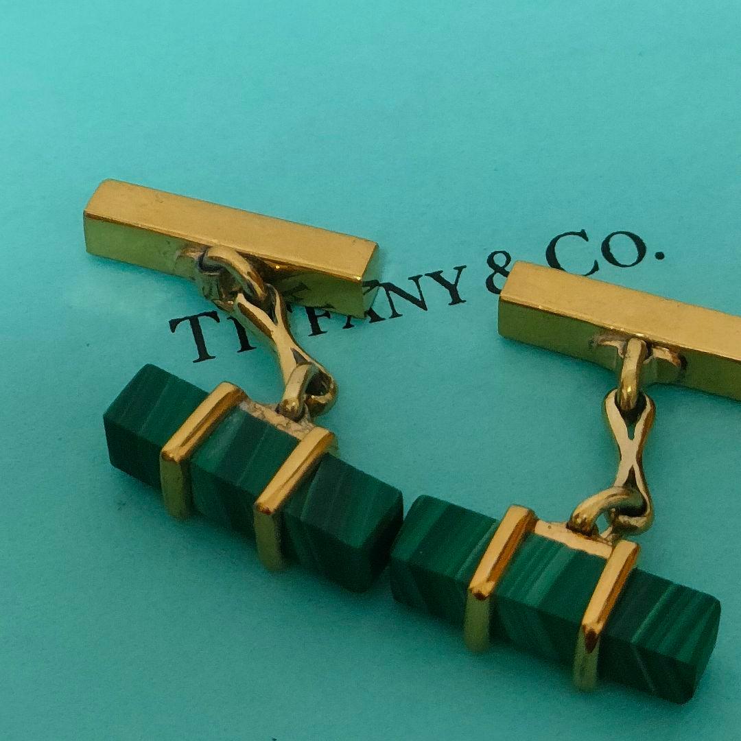 Tiffany & Co. マラカイト カフリンクス