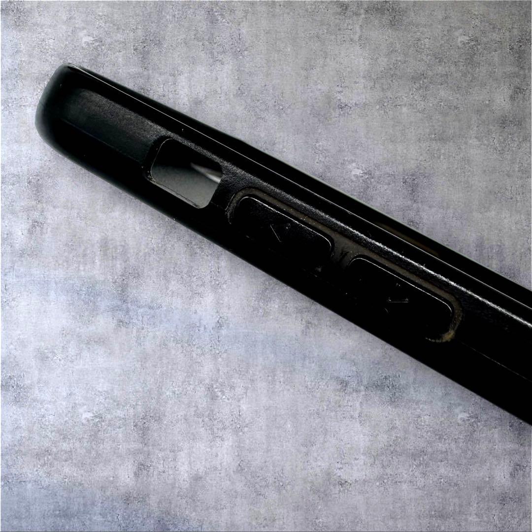 PRADAプラダ iPhone12ケース ブラック 三角ロゴ サフィアーノレザー